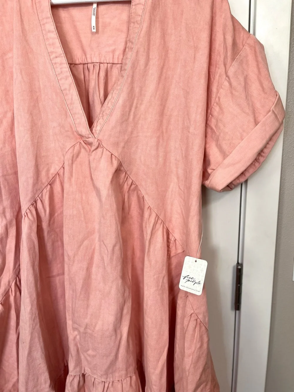 Free People Agnes Denim Dress NWT